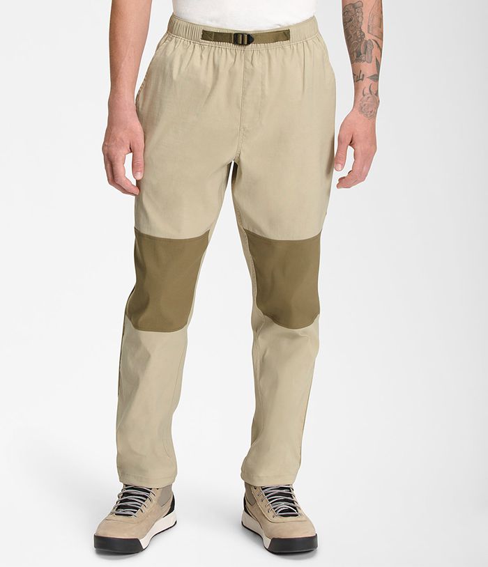 Pantalones The North Face Hombre Beige/Verde Oliva Class V Belted 67450OSEQ